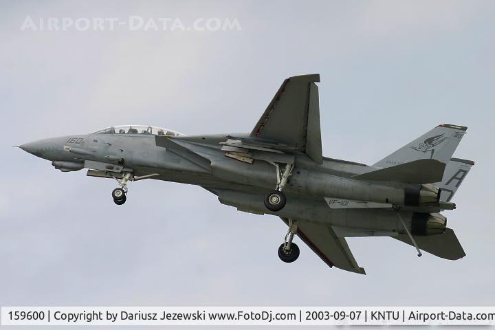 159600, Grumman F-14D Tomcat C/N DR-5, F-14D Tomcat 159600 AD-160 from VF-101'Grim Rippers' NAS Oceana, VA