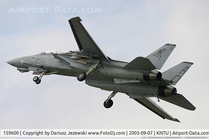 159600, Grumman F-14D Tomcat C/N DR-5, F-14D Tomcat 159600 AD-160 from VF-101'Grim Rippers' NAS Oceana, VA