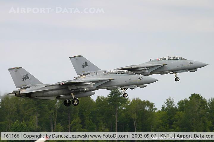 161166, Grumman F-14A-110-GR Tomcat C/N 393, F-14D Tomcat 161166 AJ-107 from VF-213 