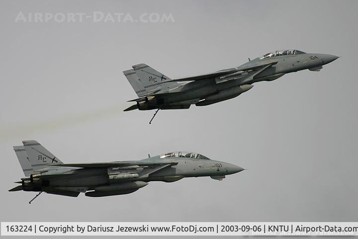 163224, Grumman F-14B Tomcat Tomcat C/N 585, F-14B Tomcat 163224 AC-107 from VF-32 'Swordsmen' NAS Oceana, VA