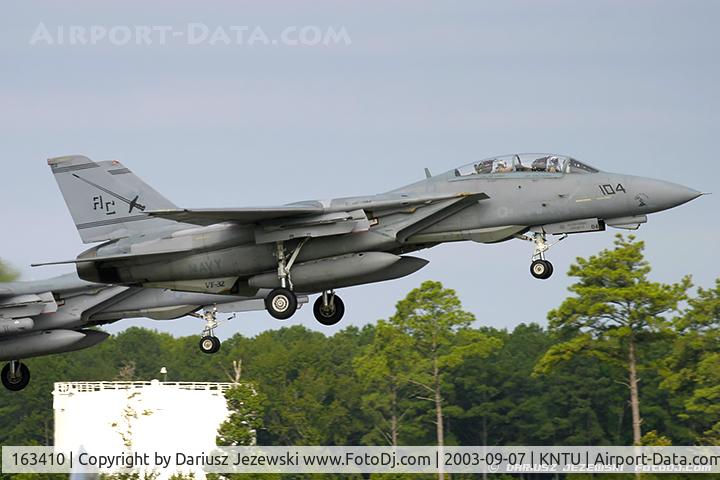 163410, Grumman F-14B Tomcat C/N 594, F-14BU Tomcat 163410 AC-104 from VF-32 