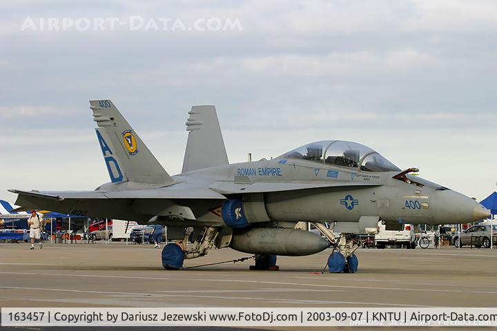 163457, 1988 McDonnell Douglas F/A-18D Hornet C/N 0672/D008, F/A-18D Hornet 163457 AD-400 from VFA-106 'Gladiators' NAS Oceana, VA