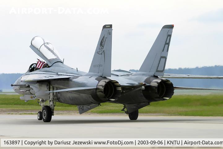 163897, Grumman F-14D Tomcat C/N 607/D-12, F-14D Tomcat 163897 AD-161 from VF-101 'Grim Rippers' NAS Oceana, VA