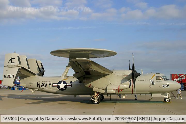 165304, Northrop Grumman E-2C Hawkeye C/N A52-177, E-2C-11 Hawkeye 165304 AC-601 from VAW-126 'Seahawks' NAS Norfolk, VA