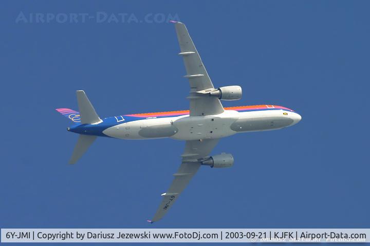 6Y-JMI, 2002 Airbus A320-214 C/N 1747, Airbus A320-214  C/N 1747, 6Y-JMI