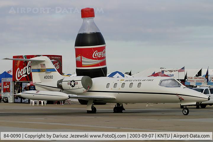 84-0090, 1982 Gates Learjet C-21A C/N 35A-536, C-21A Learjet 84-0090 from 311th ALF 458th AS Offutt AFB, NE