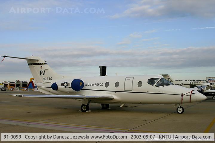 91-0099, 1991 Beechcraft T-1A Jayhawk C/N TT-40, T-1A Jayhawk 91-0099 RA from 99th FTS 