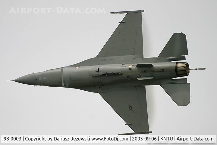 98-0003, 1998 Lockheed Martin F-16C Fighting Falcon C/N CC-214, F-16CJ Fighting Falcon 98-0003 SW from 55th FS 'Fighting Fifty Fifth' 20 FW Shaw AFB, SC