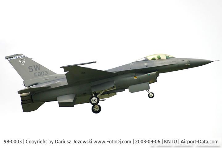98-0003, 1998 Lockheed Martin F-16C Fighting Falcon C/N CC-214, F-16CJ Fighting Falcon 98-0003 SW from 55th FS 'Fighting Fifty Fifth' 20 FW Shaw AFB, SC