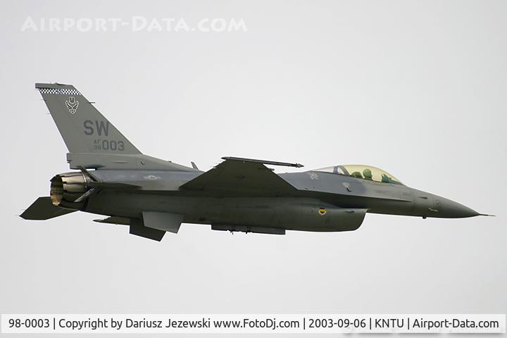 98-0003, 1998 Lockheed Martin F-16C Fighting Falcon C/N CC-214, F-16CJ Fighting Falcon 98-0003 SW from 55th FS 'Fighting Fifty Fifth' 20 FW Shaw AFB, SC