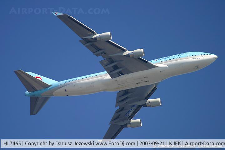 HL7465, 2001 Boeing 747-4B5 C/N 26412, Boeing 747-4B5  C/N 26412, HL7465