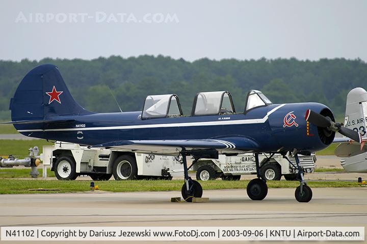 N41102, 1986 Yakovlev Yak-52 C/N 866508, Yakovlev Yak-52 C/N 866508, N41102