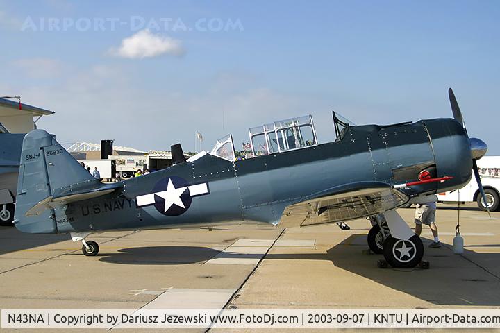 N43NA, 1943 North American SNJ-4 Texan C/N 88-11798, North American SNJ-4 Texan C/N 8811798, N43NA