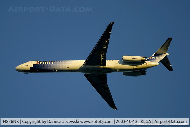 N826NK, 1987 McDonnell Douglas MD-83 (DC-9-83) C/N 49391, McDonnell Douglas MD-83  C/N 49391, N826NK
