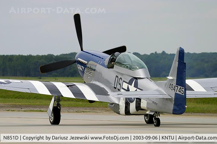 N851D, 1944 North American P-51D Mustang C/N 44-84745, North American P-51D Mustang 