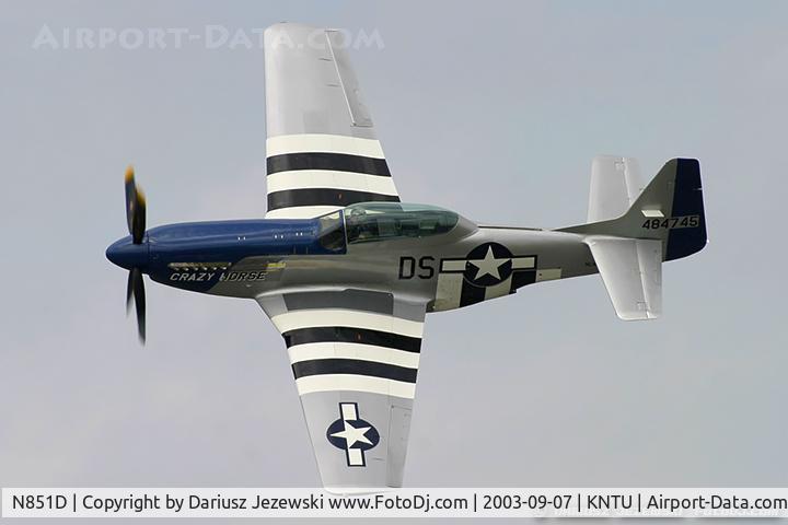 N851D, 1944 North American P-51D Mustang C/N 44-84745, North American P-51D Mustang 