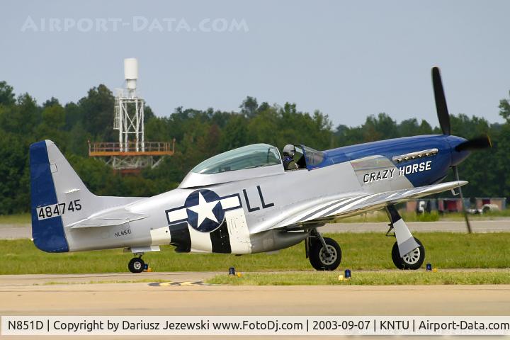 N851D, 1944 North American P-51D Mustang C/N 44-84745, North American P-51D Mustang 