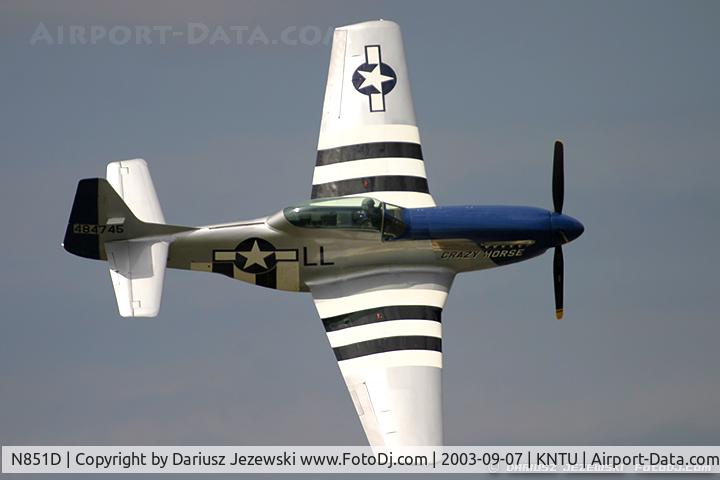 N851D, 1944 North American P-51D Mustang C/N 44-84745, North American P-51D Mustang 