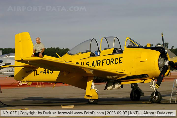 N9102Z, 1951 North American T-28A Trojan C/N 171-7, North American T-28A Trojan C/N 50-201, N9102Z