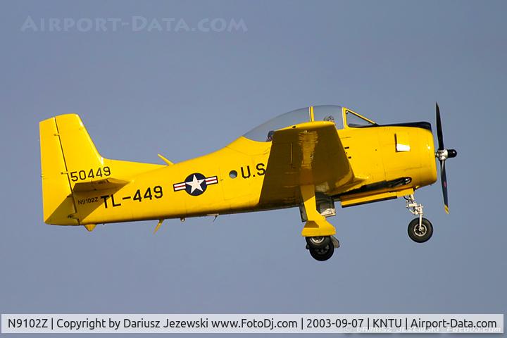 N9102Z, 1951 North American T-28A Trojan C/N 171-7, North American T-28A Trojan C/N 50-201, N9102Z