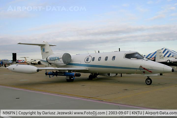 N96FN, Gates Learjet Corp. 35A C/N 186, Learjet 35A C/N 186, N96FN