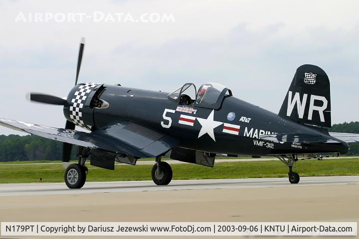 N179PT, 1948 Vought F4U-5 Corsair C/N Not found (Bu122179), Chance Vought F4U-5 Corsair C/N 122179, N179PT