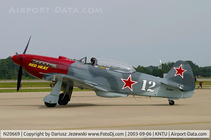 N20669, 2002 Yakovlev Yak-3M C/N 0470110, Yakovlev Yak-3M 