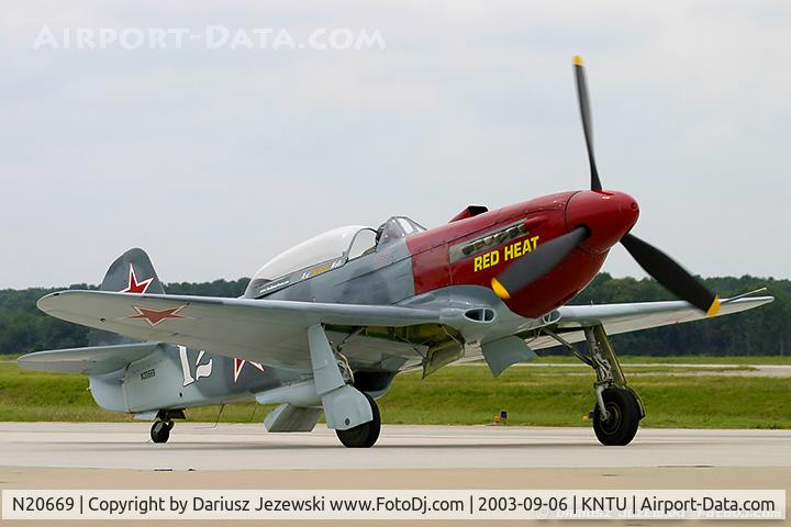 N20669, 2002 Yakovlev Yak-3M C/N 0470110, Yakovlev Yak-3M 