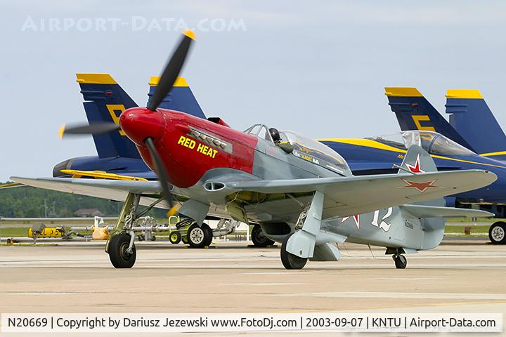 N20669, 2002 Yakovlev Yak-3M C/N 0470110, Yakovlev Yak-3M 