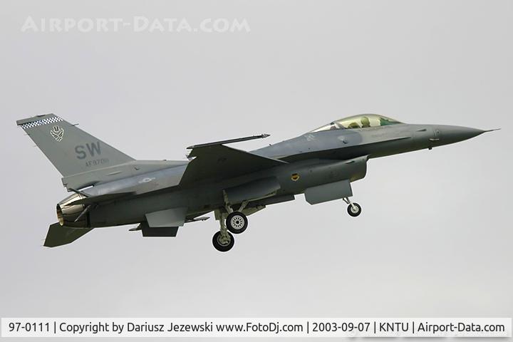97-0111, 1997 General Dynamics F-16CJ Fighting Falcon C/N CC-213, F-16CJ Fighting Falcon 97-0111 SW from 55th FS 'Fighting Fifty Fifth' 20 FW Shaw AFB, SC