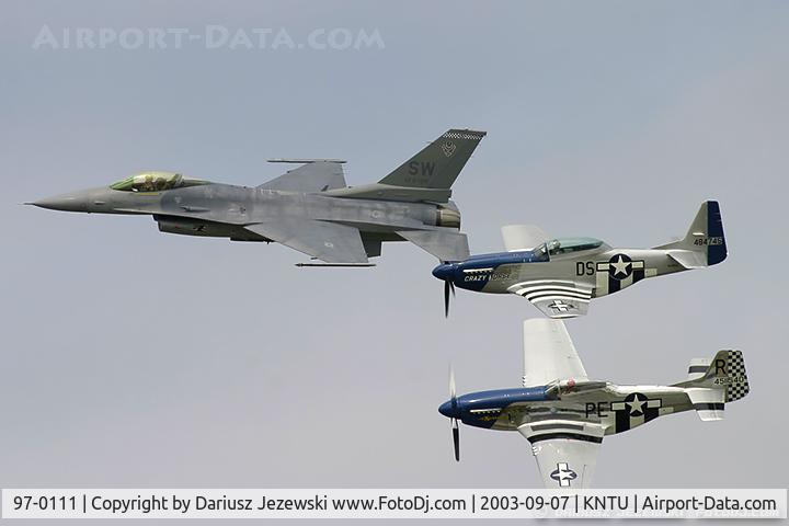 97-0111, 1997 General Dynamics F-16CJ Fighting Falcon C/N CC-213, F-16CJ Fighting Falcon 97-0111 SW from 55th FS 'Fighting Fifty Fifth' 20 FW Shaw AFB, SC
