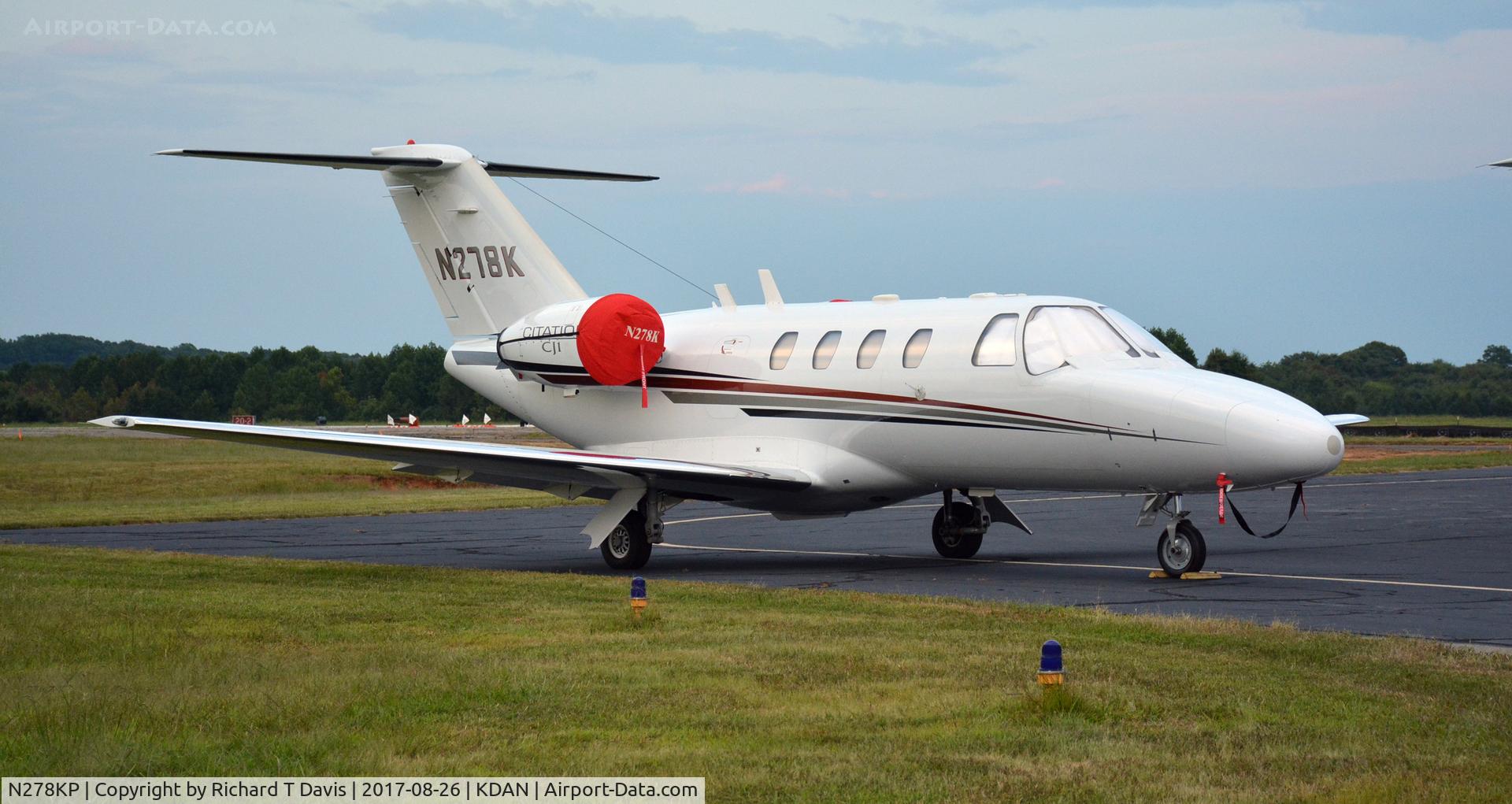 N278KP, 2012 Cessna 525A CitationJet CJ2+ C/N 525A-0492, actually N278K Citation  in Danville Va