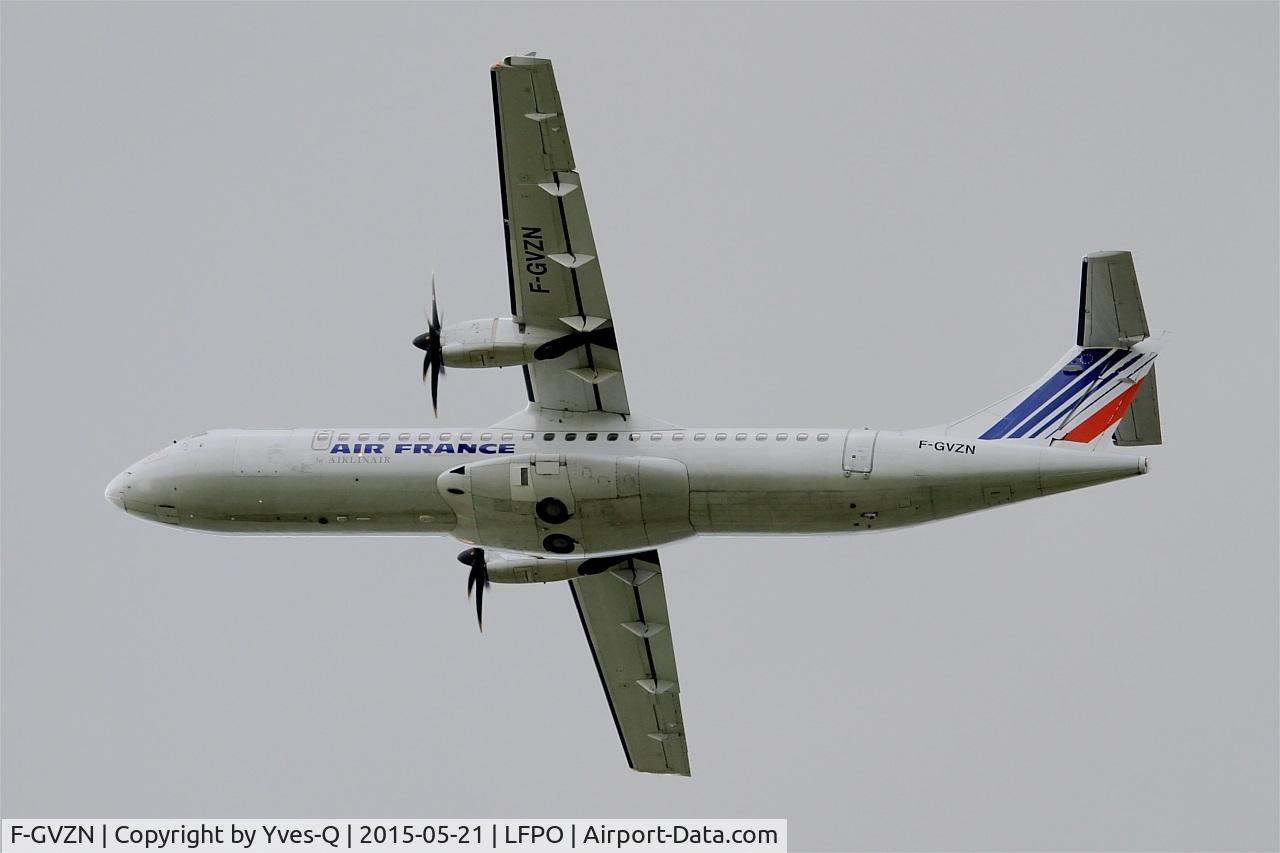 F-GVZN, 1998 ATR 72-212A C/N 563, ATR 72-212A, Take off Rwy 24, Paris-Orly Airport (LFPO-ORY)