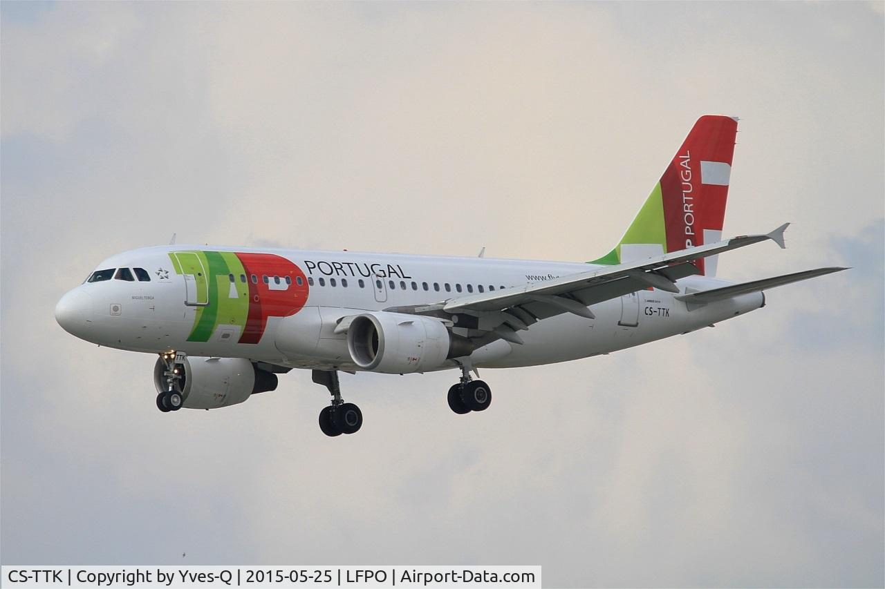 CS-TTK, 1999 Airbus A319-111 C/N 1034, Airbus A319-111, Short approach Rwy 26, Paris-Orly Airport (LFPO-ORY)