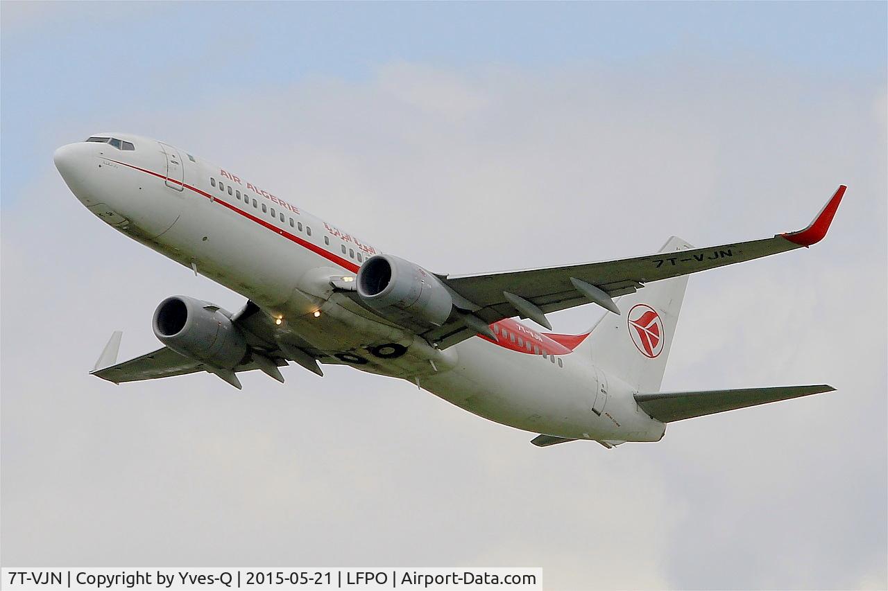 7T-VJN, 2001 Boeing 737-8D6 C/N 30206, Boeing 737-8D6, Take off rwy 24, Paris-Orly airport (LFPO-ORY)