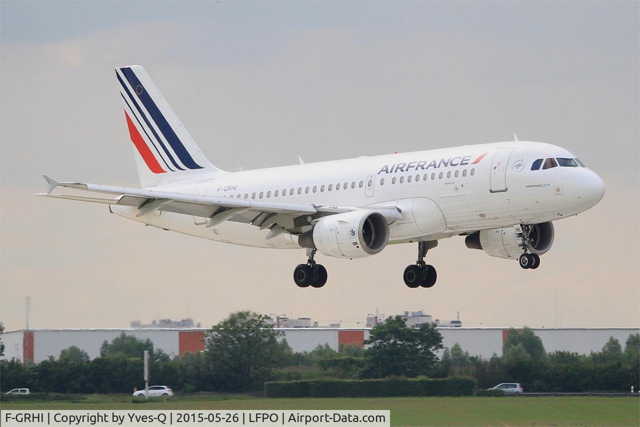 F-GRHI, 2000 Airbus A319-111 C/N 1169, Airbus A319-111, On final rwy 06, Paris-Orly airport (LFPO-ORY)