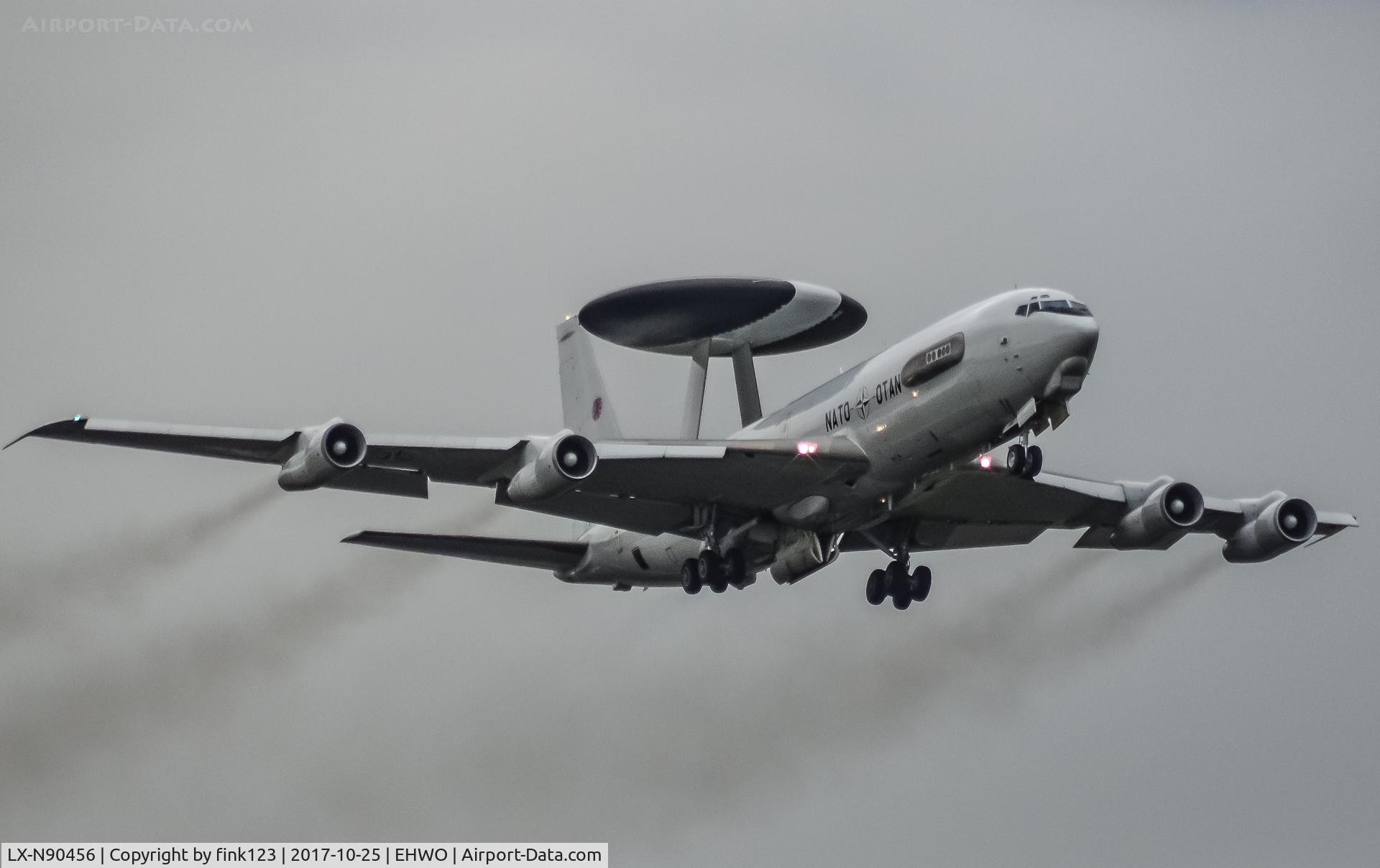 LX-N90456, 1984 Boeing E-3A Sentry C/N 22851, E3 AWACS