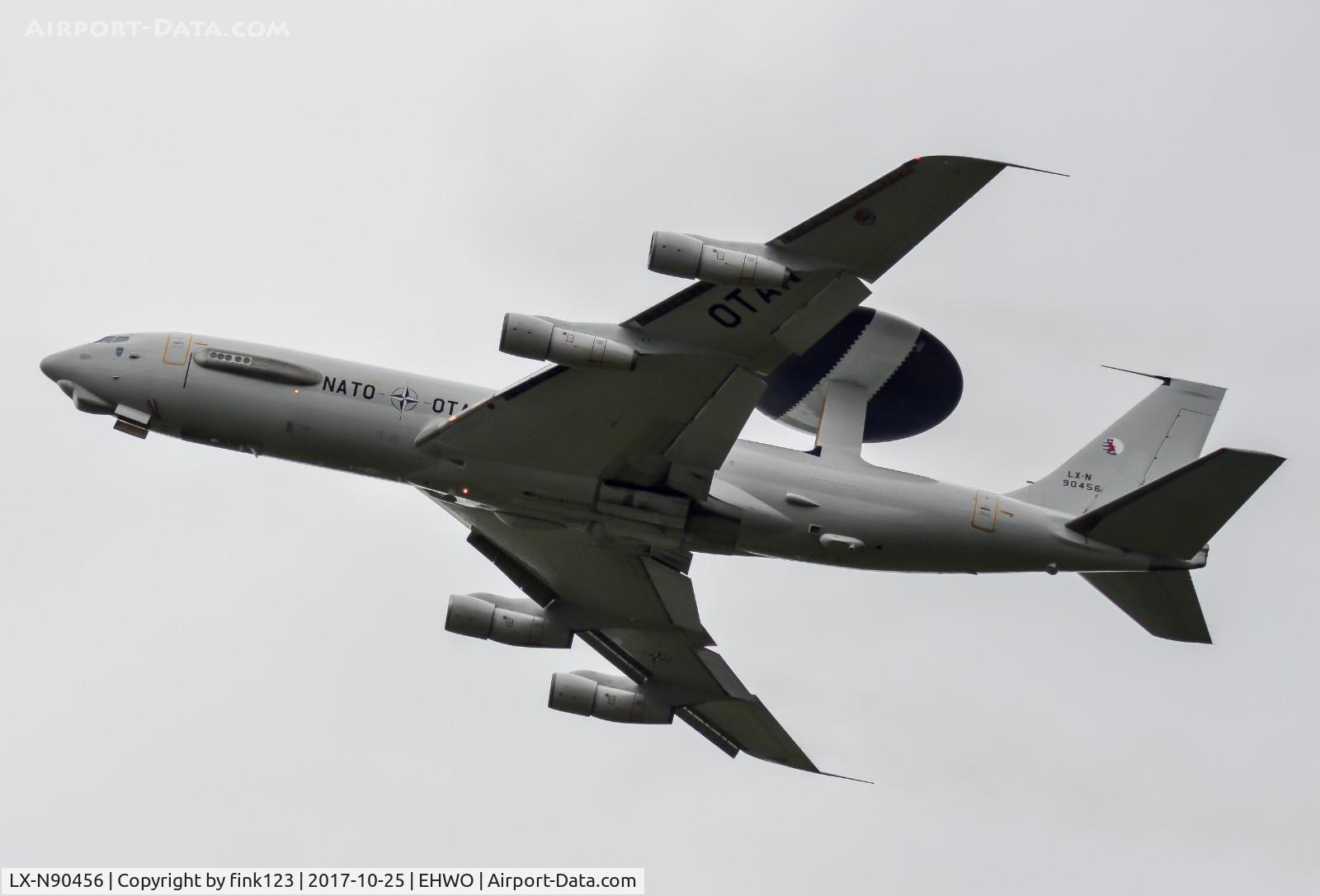 LX-N90456, 1984 Boeing E-3A Sentry C/N 22851, E3 AWACS