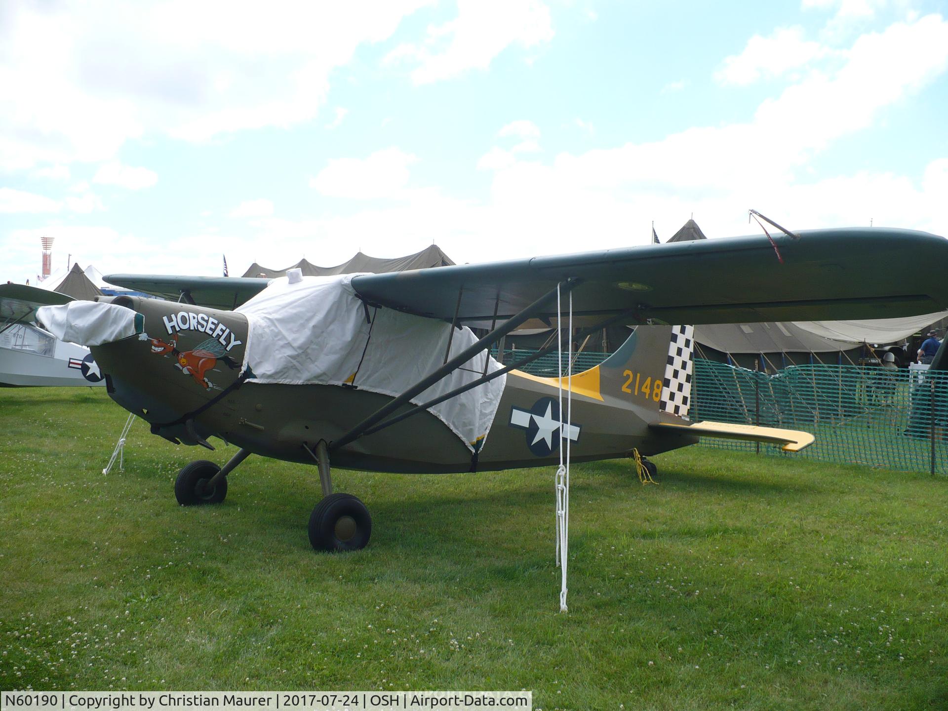 N60190, 1945 Stinson L-5 Sentinel C/N 76-91, The Horse Fly