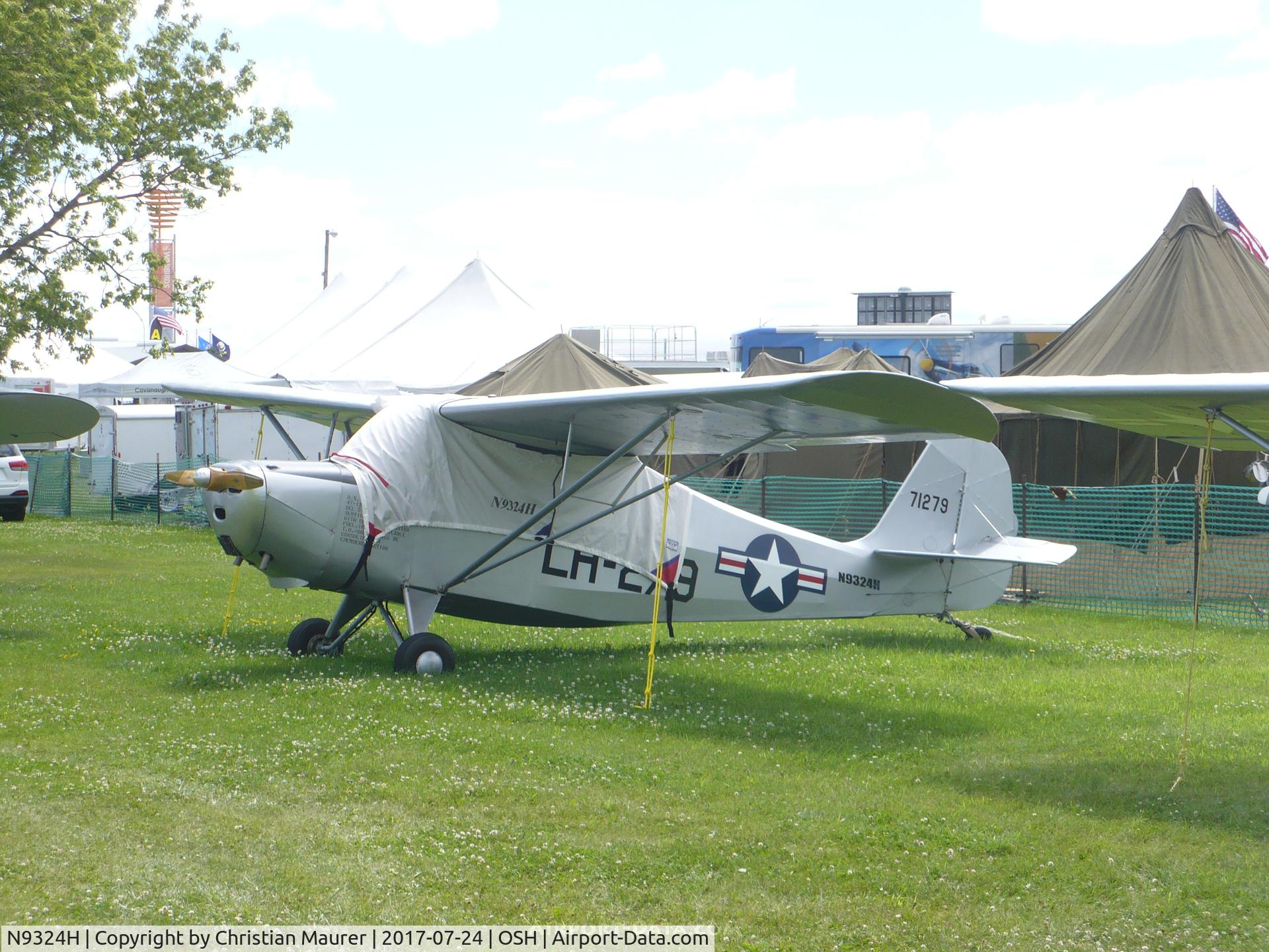 N9324H, 1947 Aeronca L-16A (7BCM) C/N 7BCM-507, Aeronca L-16A