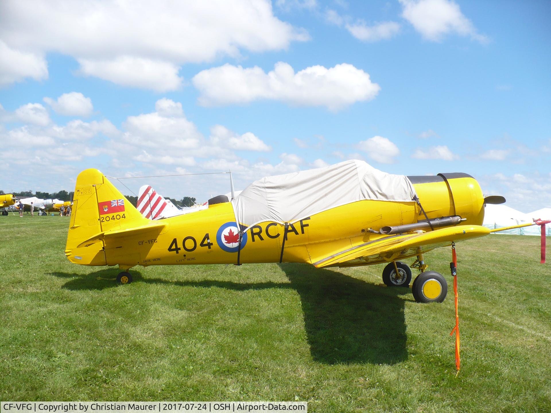 CF-VFG, 1952 Canadian Car & Foundry T-6 Harvard Mk.4 C/N CCF4-195, T-6