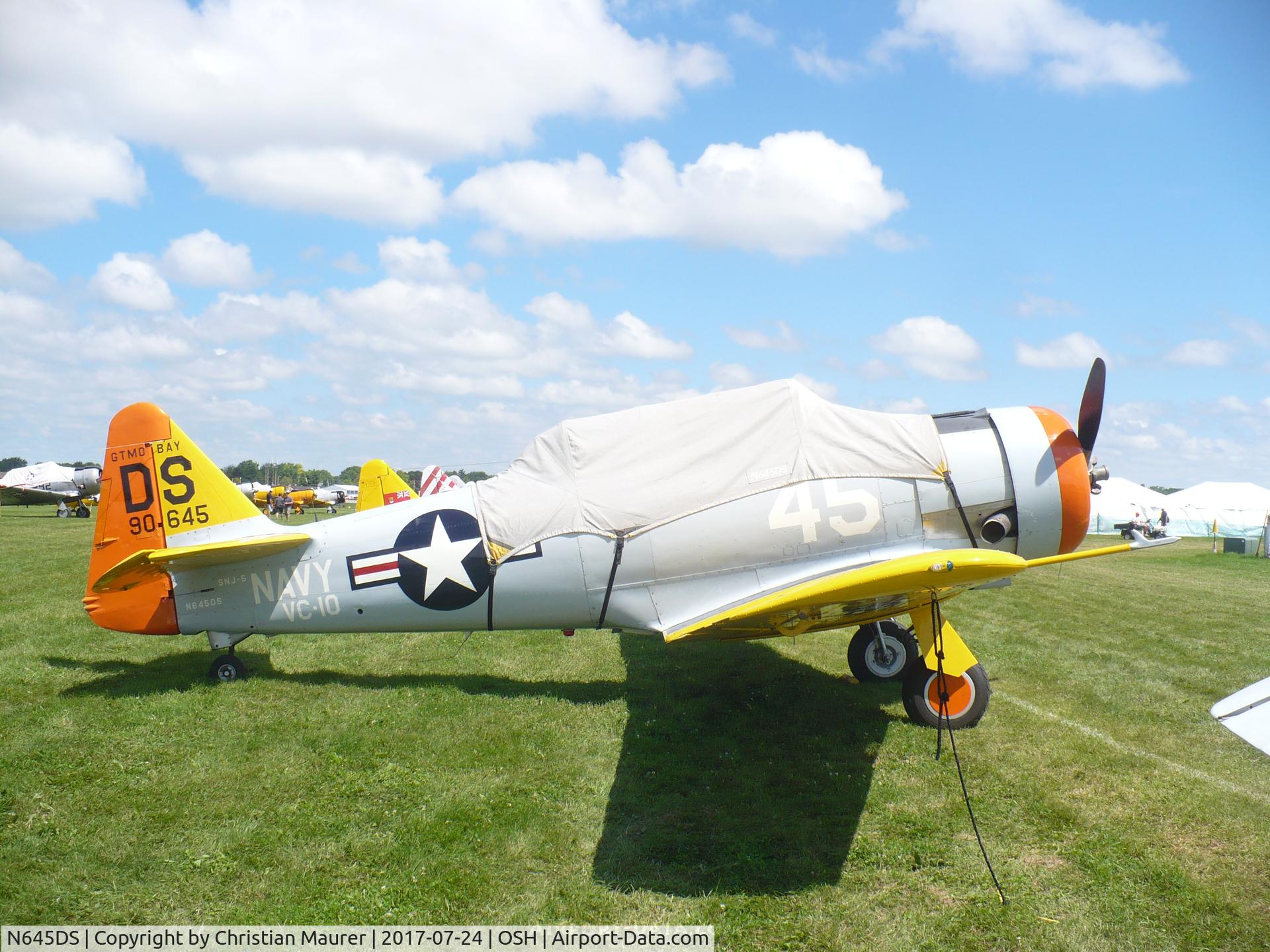 N645DS, 1944 North American SNJ-5 Texan Texan C/N 88-17678, SNJ-5