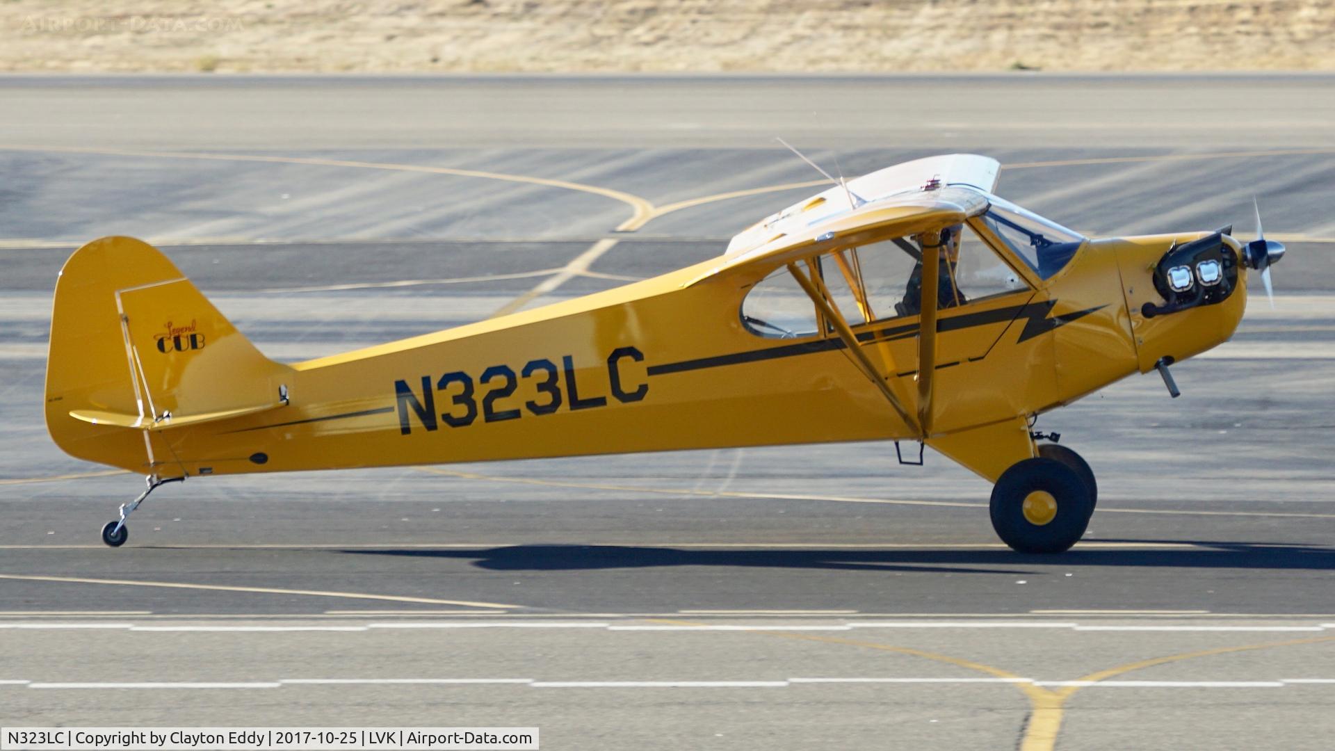 N323LC, 2016 American Legend AL3 C/N AL-1207, Livermore Airport California 2017.