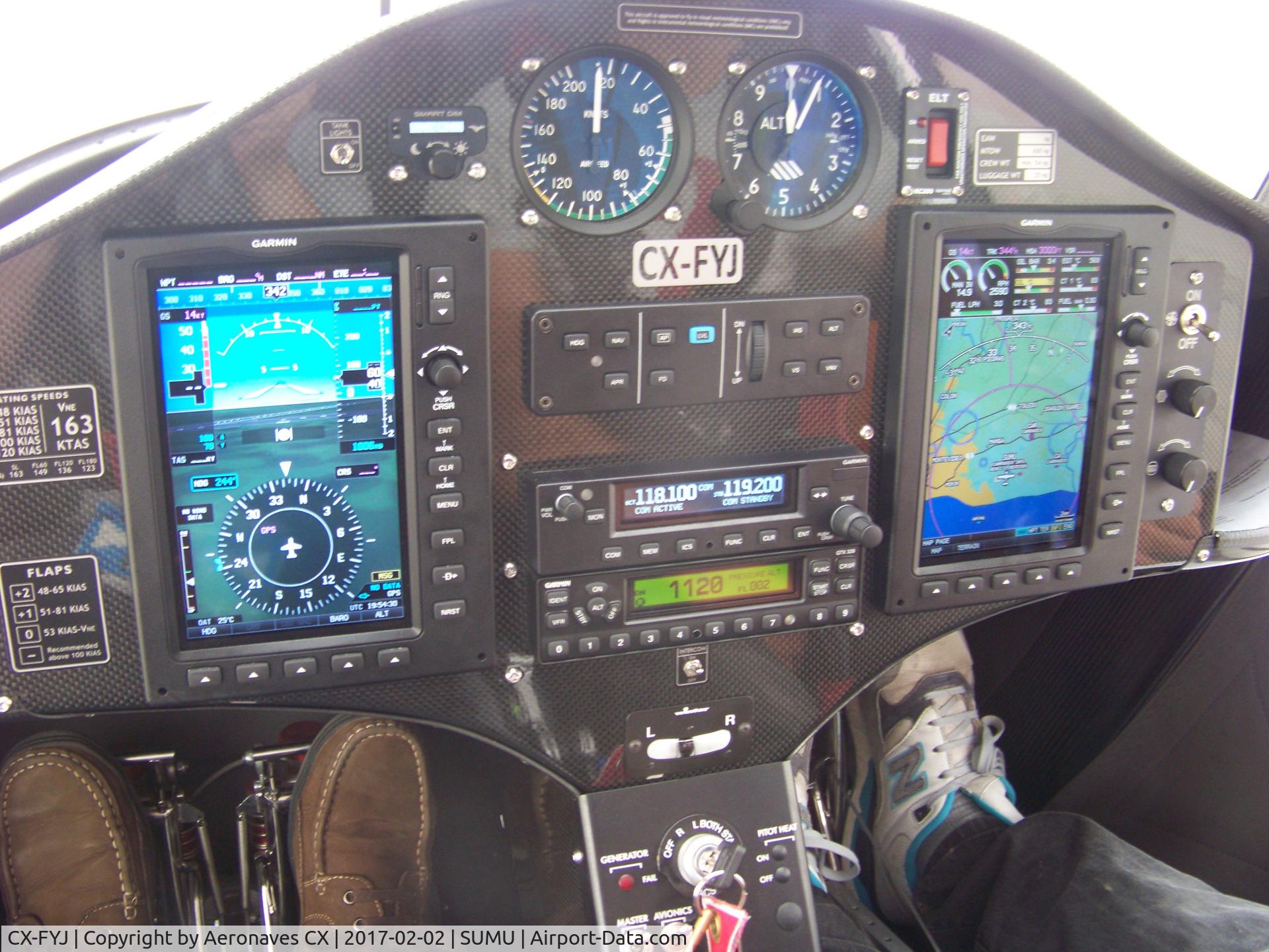 CX-FYJ, 2016 Pipistrel Virus SW 121 C/N VSW 1210002, Cabina del FYJ