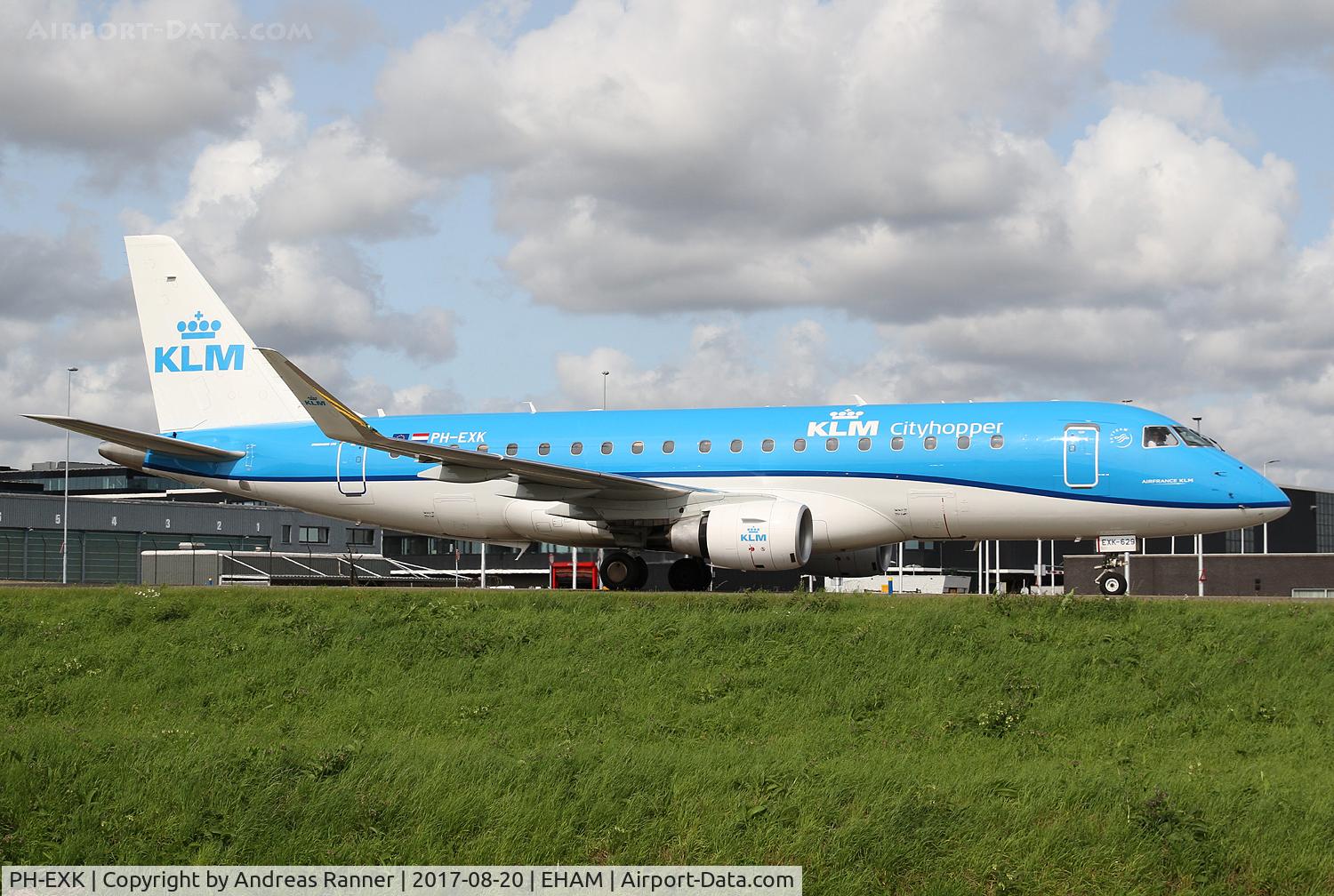 PH-EXK, 2017 Embraer 175STD (ERJ-170-200) C/N 17000629, KLM Cityhopper ERJ-170