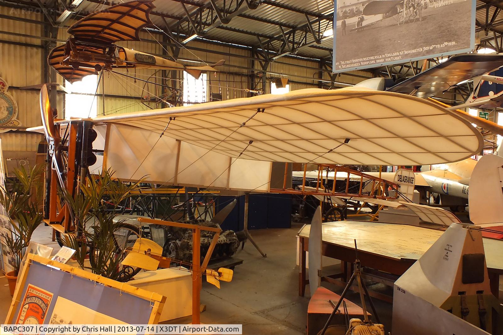 BAPC307, 2009 Bleriot XI Replica C/N BAPC.307, Bleriot XI Replica built in 2009 for the 100th Anniversary of 1909 Air Meeting in Doncaster