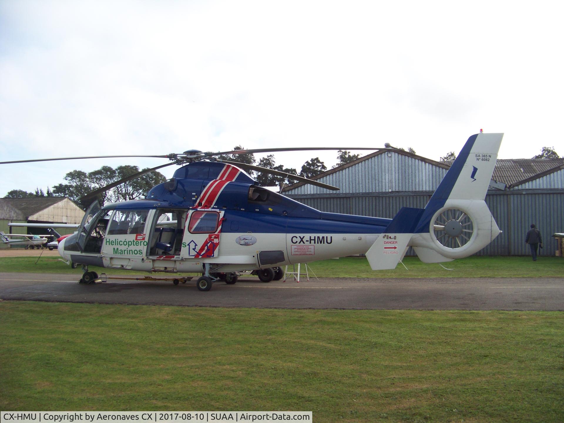 CX-HMU, 1984 Aérospatiale SA-365N Dauphin 2 C/N 6082, En Aeropuerto Ángel S. Adami - Uruguay