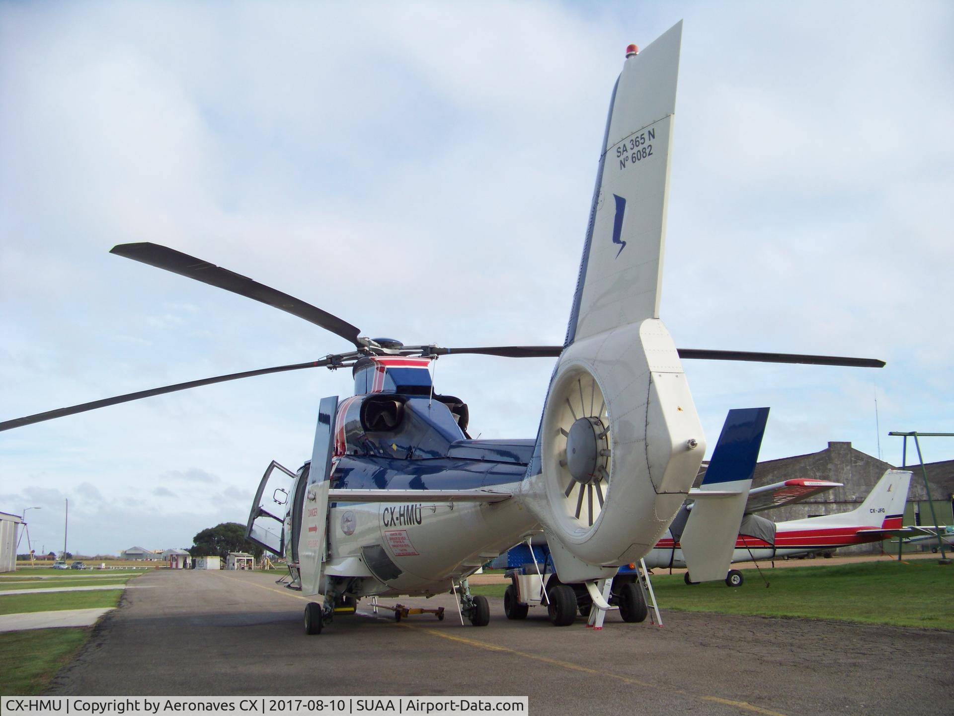 CX-HMU, 1984 Aérospatiale SA-365N Dauphin 2 C/N 6082, En Aeropuerto Int. Ángel S. Adami SUAA