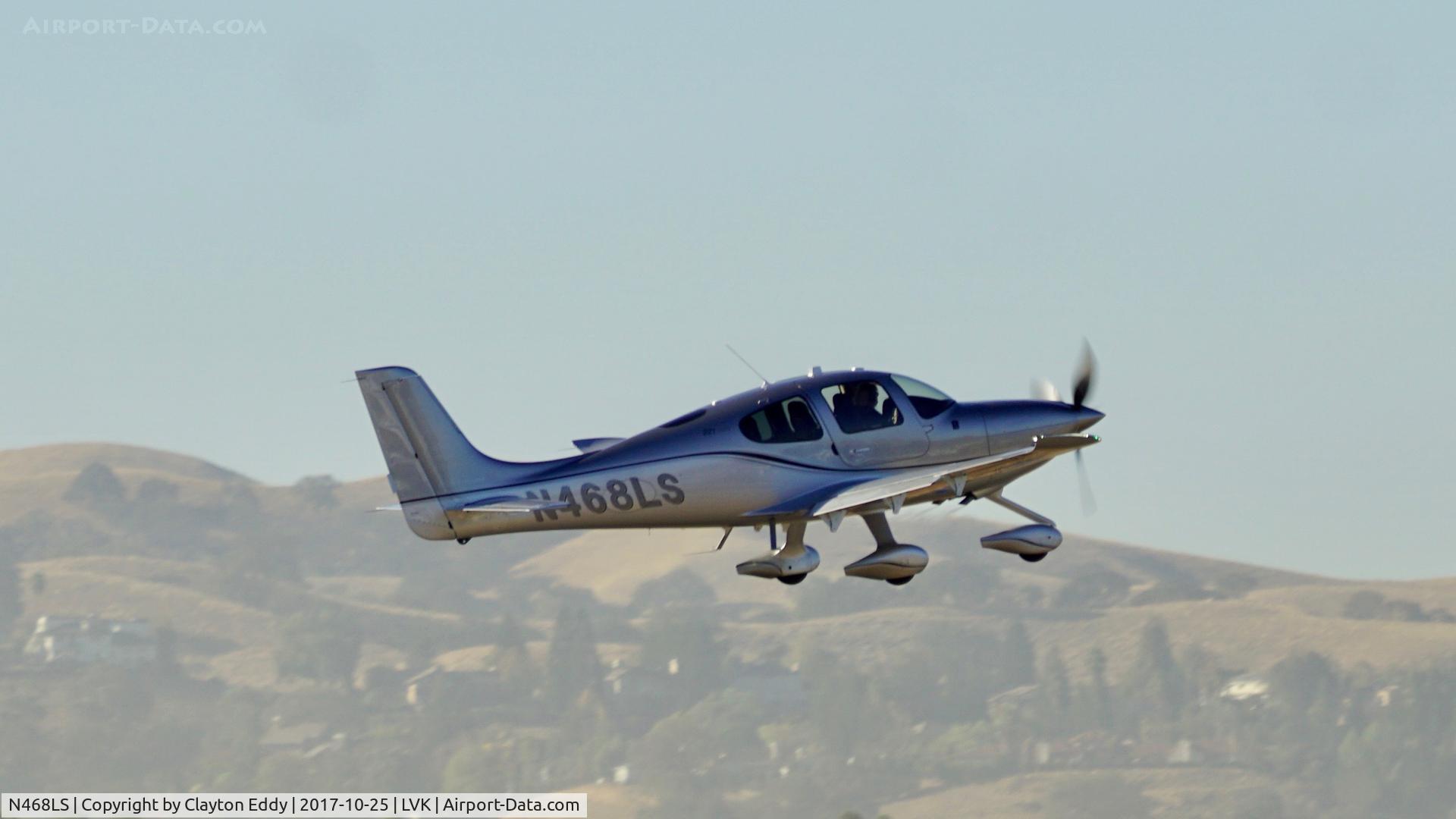 N468LS, 2017 Cirrus SR22T C/N 1606, Livermore Airport California 2017.