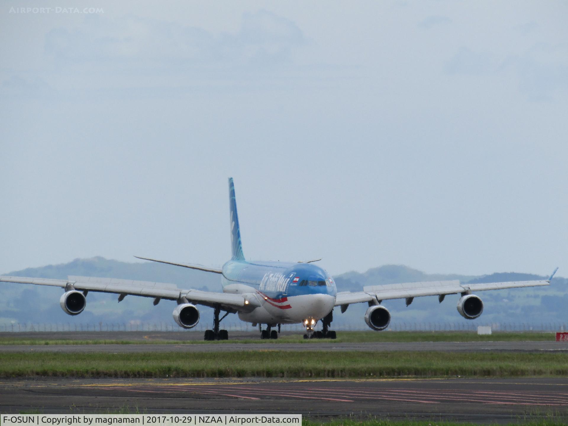 F-OSUN, 2001 Airbus A340-313 C/N 446, lust landed